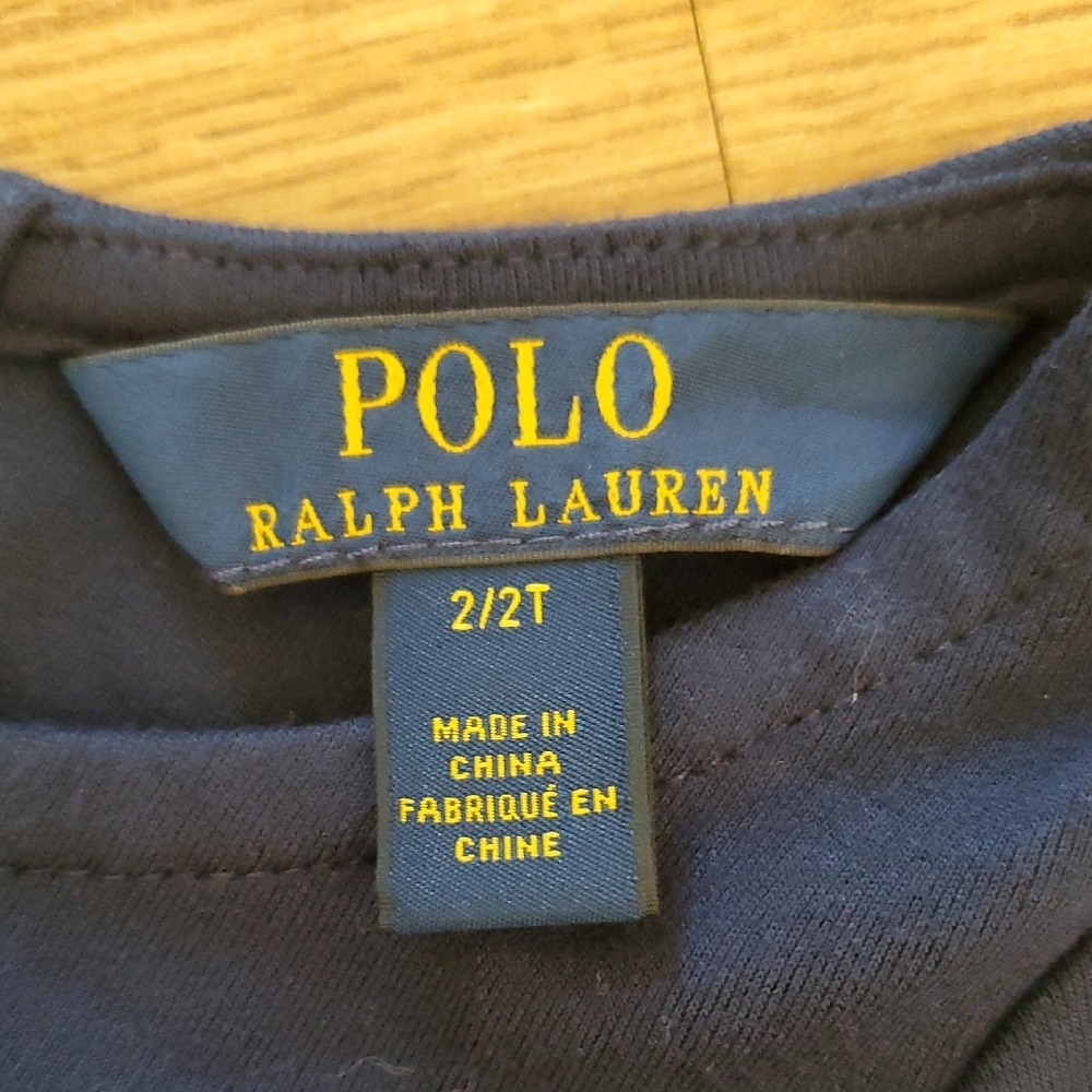 Polo by Ralph Lauren Navy Short-Sleeve Fit-and-Flare Dress - Picture 2 of 14